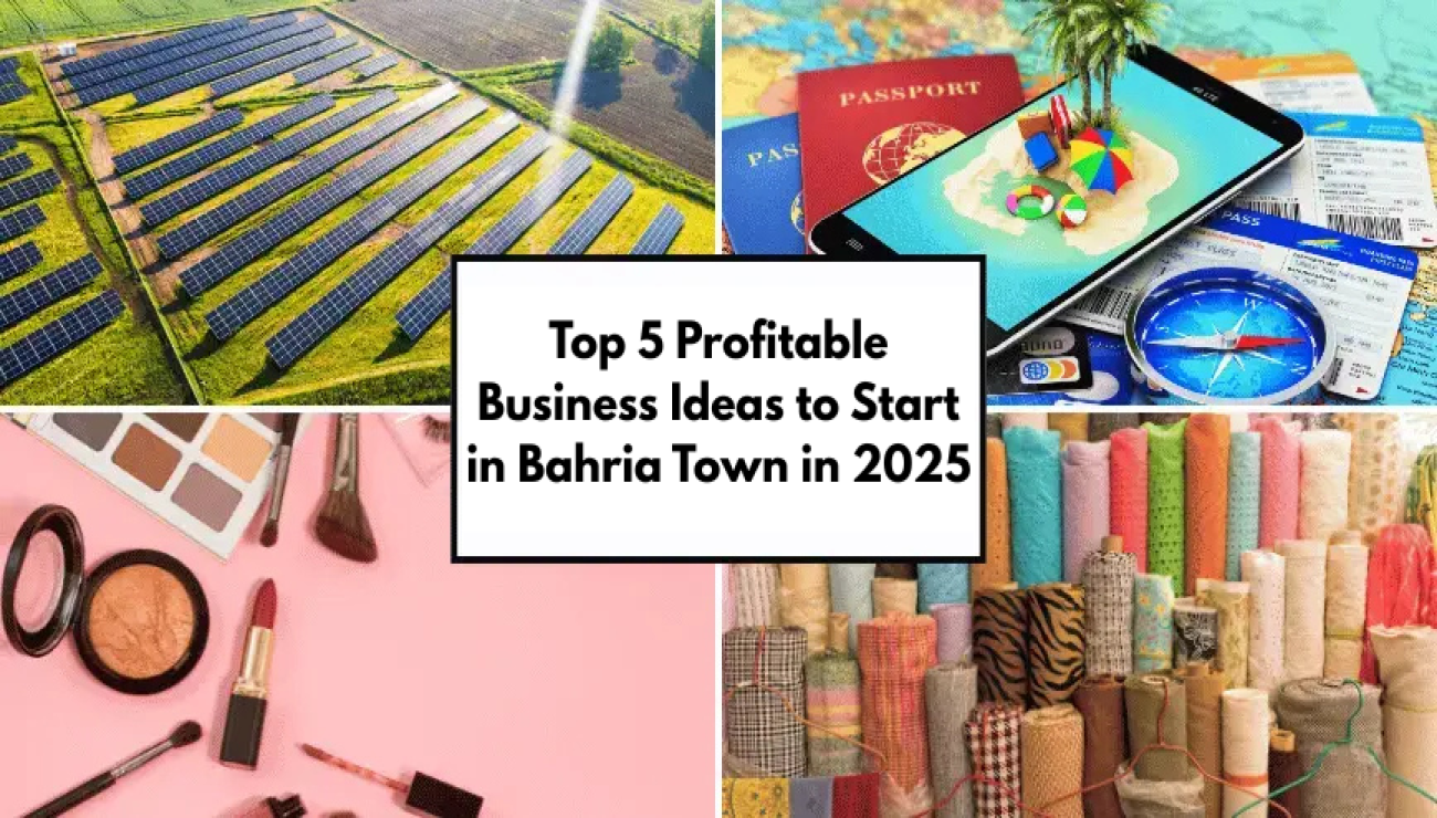 بحریہ ٹاؤن میں شروع کیے جانے والے 5 منافع بخش کاروبار